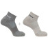 Chaussettes by Fitness Salomon Sunday Smart Crew Black Grey Black