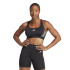 Brassiere de sport adidas Femme Essentials Powereact Mid support 3Bands Noir