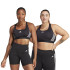 Brassiere de sport adidas Femme Essentials Powereact Mid support 3Bands Noir