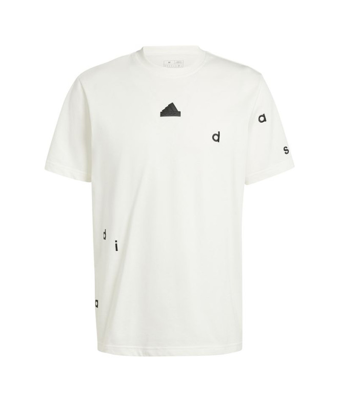 T-shirt adidas Bl Sj Q1 Homme Blanc