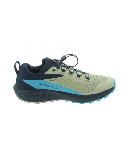 Chaussures de Trail Salomon Sense Ride 5 Vert/Bleu Homme