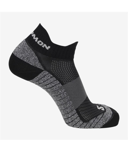 Chaussettes Running Salomon de Cheville Noir-Blanc