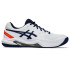 Chaussures de Tennis ASICS Gel-Dedicate 8 Homme Blanc/Bleu