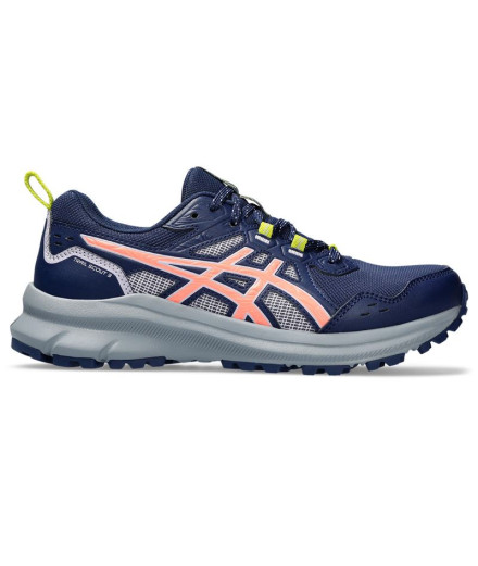 Chaussures de Trail ASICS Trail Scout 3 Femme Bleu/Coral