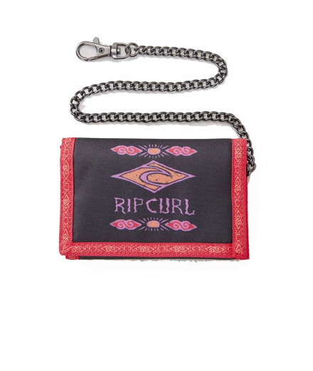 Portefeuille Rip Curl Chaîne de diamants Homme Rouge/Noir