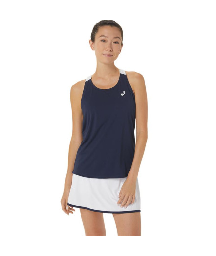 T-shirt par Tennis ASICS Court Femme Bleu marine