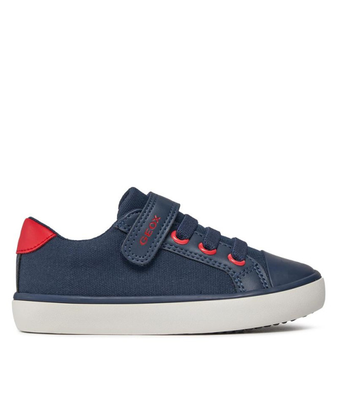 Chaussures Geox Gisli Enfant Marine/Rouge