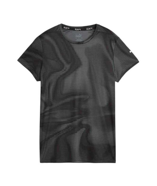 T-shirt Running by Puma Run Favorite AOP Noir...