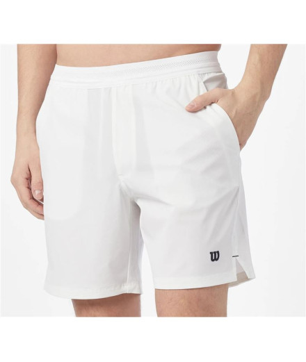 Pantalon Pádel Wilson de Team Short 7" Blanc Homme