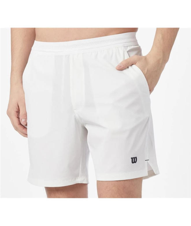 Pantalon Pádel Wilson de Team Short 7" Blanc Homme