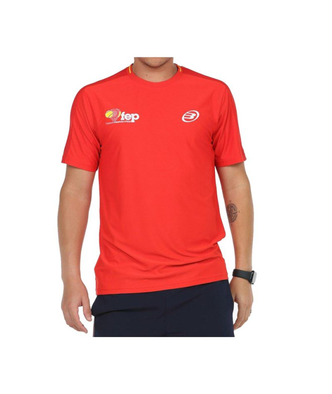 T-shirt Bullpadel Exudo Homme Rouge