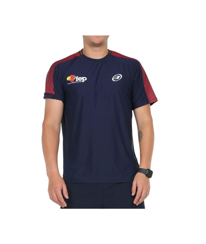T-shirt Bullpadel Exudo Homme Bleu marine