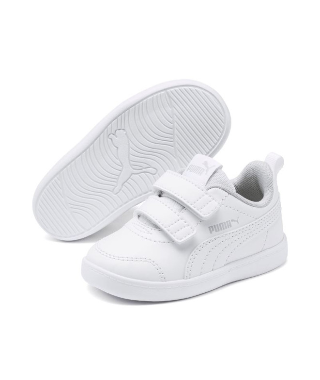 Chaussures Puma Courtflex v2 V Enfant Blanc
