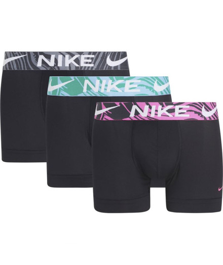 Slip Nike Homme Tronc 3Pk Noir/Fuchsia/Gris