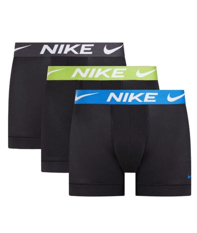 Slip Nike Homme Tronc 3Pk Bleu/Anthracite/Vert