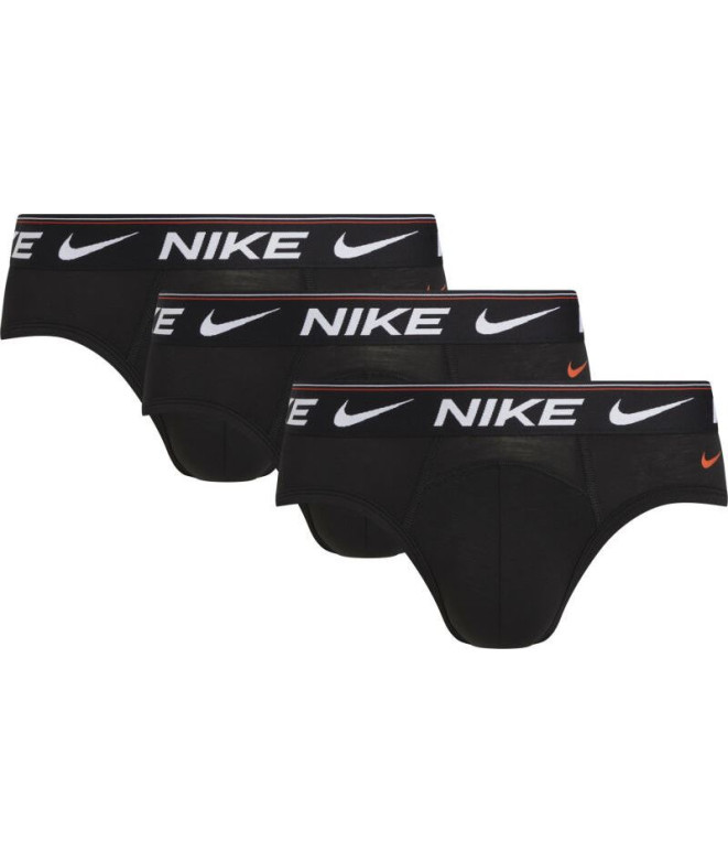 Slip Nike Homme Culotte de hanche 3Pk Noir