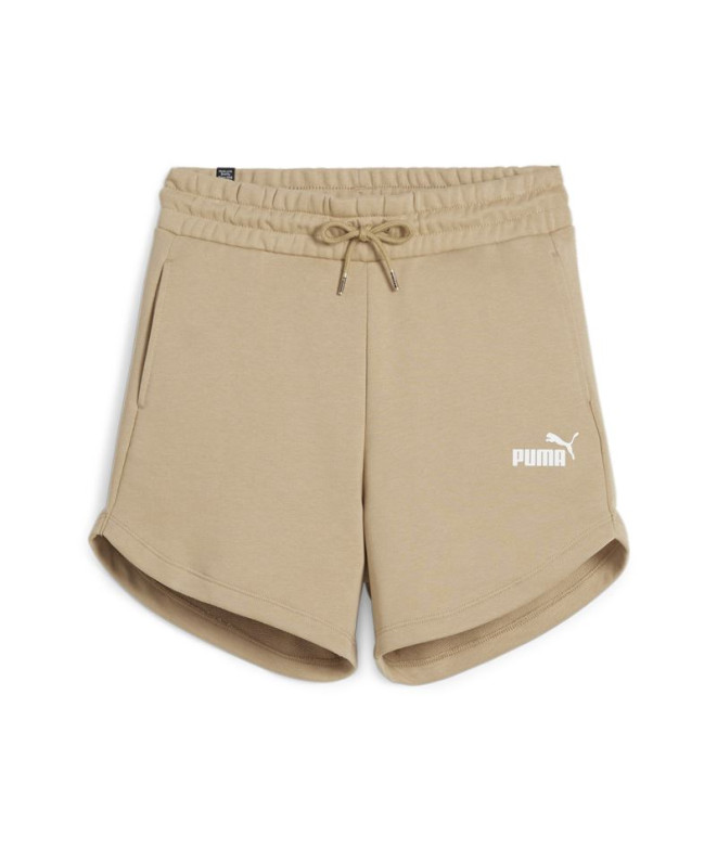 Pantalon Femme Puma Essentials 5" High Waist Beige