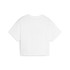 T-shirt Enfant Puma Girls Cropped White