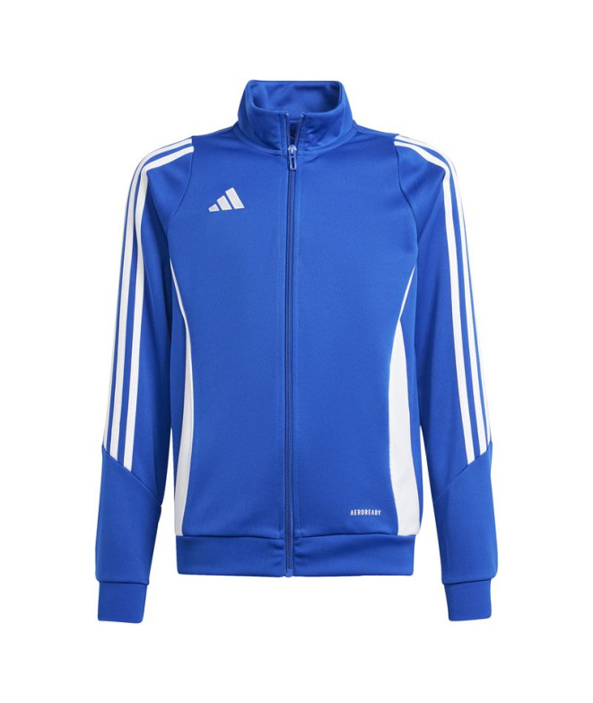 Veste de Football adidas Tiro24 Enfant Bleu
