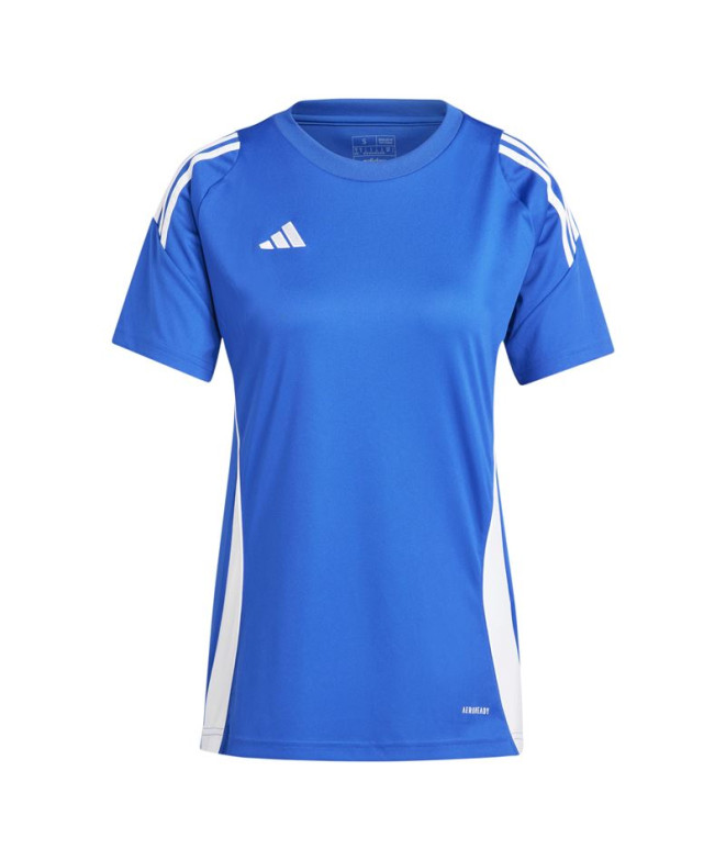 T-shirt de Football adidas Tiro24 Femme Bleu