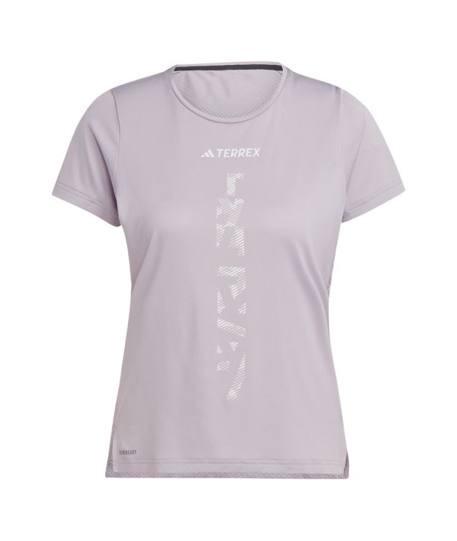 T-shirt par Trail adidas Terrex Agravic Homme Lila
