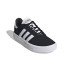 Chaussures adidas Court Plateforme en daim Femme Noir