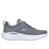 Chaussures Skechers Go Run Lite Femme Textile anthracite/bordures bleues