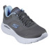 Chaussures Skechers Go Run Lite Femme Textile anthracite/bordures bleues