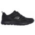 Chaussures Skechers Summits-Suited Femme Cuir noir/ Mesh/ Duraleather Trim