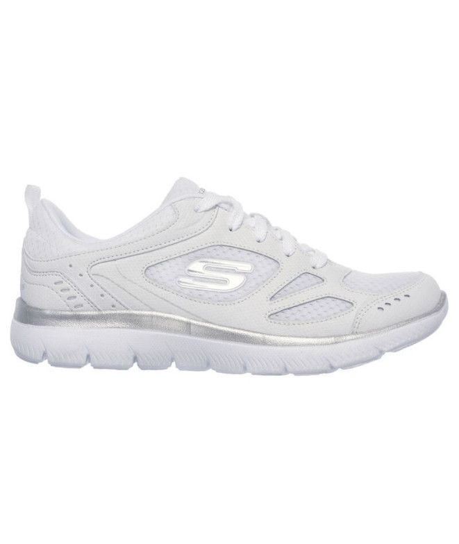 Chaussures Skechers Summits-Suited Femme Blanc...