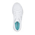 Chaussures Skechers Summits-Suited Femme Blanc / Mesh/ Silver Trim