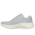 Chaussures Skechers Arch Fit 2.0 - Big L Femme Gris clair Pervenche & Corail