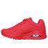 ChaussuresSkechers Uno - Stand On Air Femme Rouge Durabuck/ Mesh