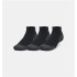 Chaussettes Fitness Under Armour by Performance Tech 3Pk Low Black