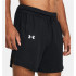 Pantalons Basket-ball Under Armour Baseline Homme de Noir