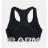 Brassiere de sport Under Armour Femme HG Authentics Mid Branded Noir
