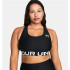 Brassiere de sport Under Armour Femme HG Authentics Mid Branded Noir