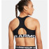 Brassiere de sport Under Armour Femme HG Authentics Mid Branded Noir