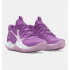 Chaussures Basket-ball Under Armour Enfant de GS JET '23 Purple