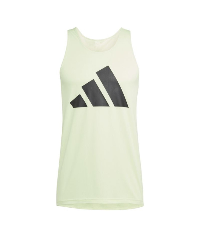T-shirt by Running adidas Run It Tank Homme Green
