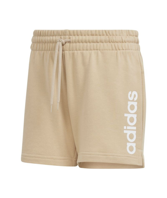 Pantalon adidas Ft linéaire Court Femme Beige
