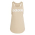 Top adidas Linear Tk Femme Beige