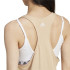 Top adidas Linear Tk Femme Beige
