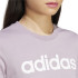 T-shirt adidas Linear Femme Lilas