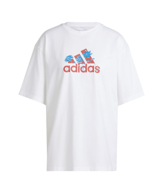 T-shirt adidas Fleur Badge de Sports Gt Femme...
