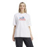 T-shirt adidas Fleur Badge de Sports Gt Femme Blanc