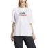 T-shirt adidas Fleur Badge de Sports Gt Femme Blanc