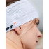 Ruban de pelo de Running Compressport On/Off Blanc/Noir