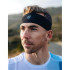 Ruban de pelo de Running Compressport Thin On/Off Noir/Blanc