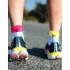 Chaussettes de Running Compressport Pro Racing v4.0 Run Low Blanc/Jaune/Rose